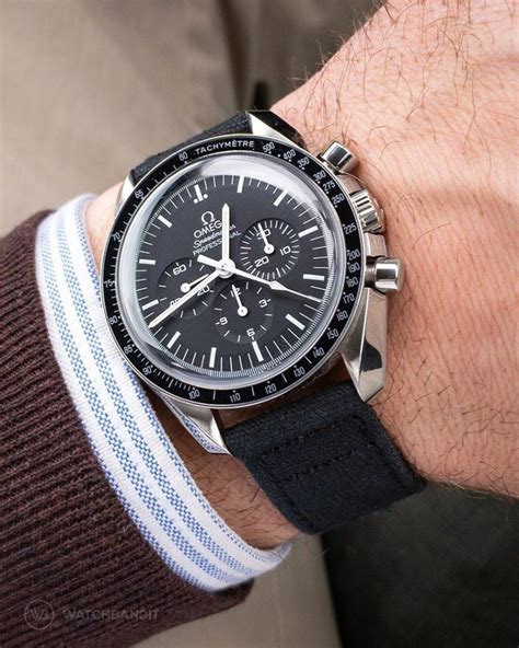 omega speedmaster pro straps|Omega Speedmaster strap options.